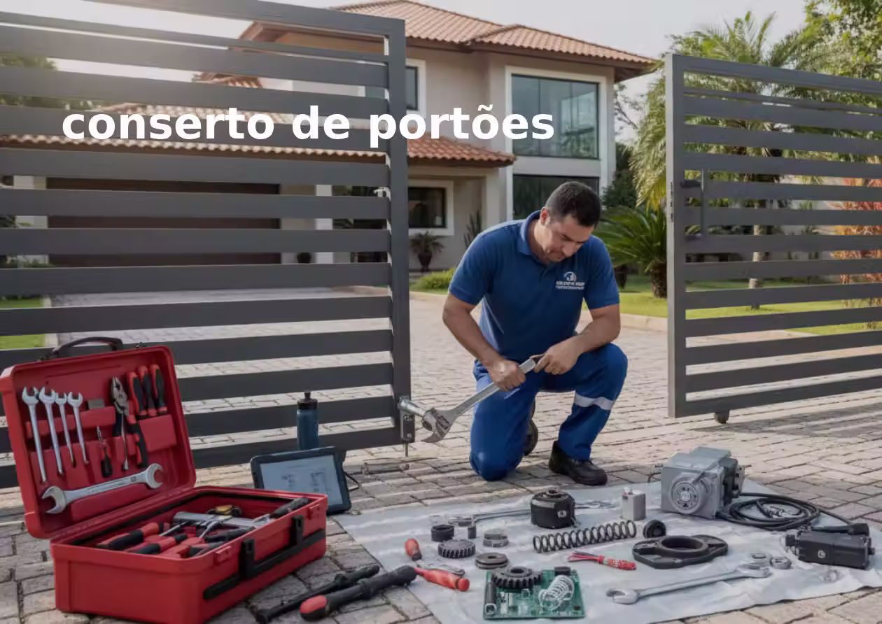 conserto de portões campinas serralheria